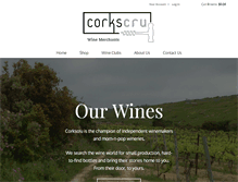 Tablet Screenshot of corkscru.biz